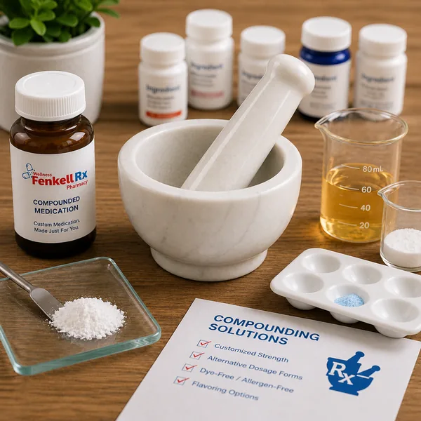 Custom compounding pharmacy — personalized medications at Fenkell Rx Detroit