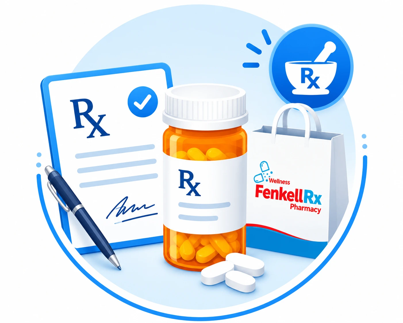 Step 4 — Fenkell Rx Pharmacy fills your prescription at 18360 Fenkell Ave Detroit MI 48223
